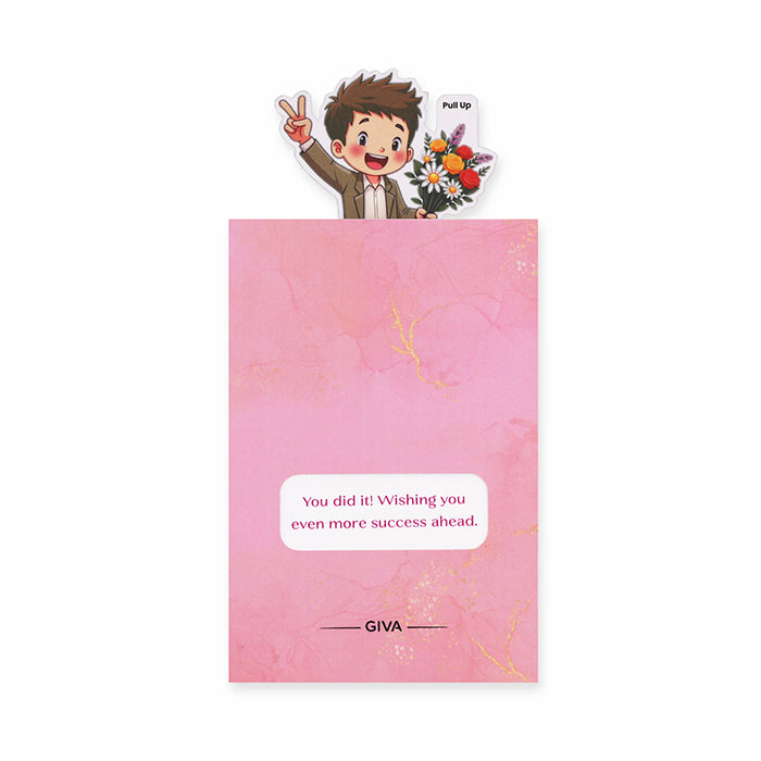 Congratulations Pull-Up Greeting Card
