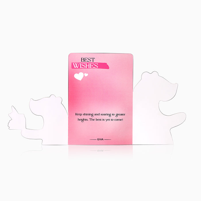 Best Wishes Hugging Greeting Card