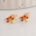 Cute Dragonfly 925 Silver Studs