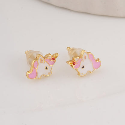 Unicorn Glow 925 Silver Studs