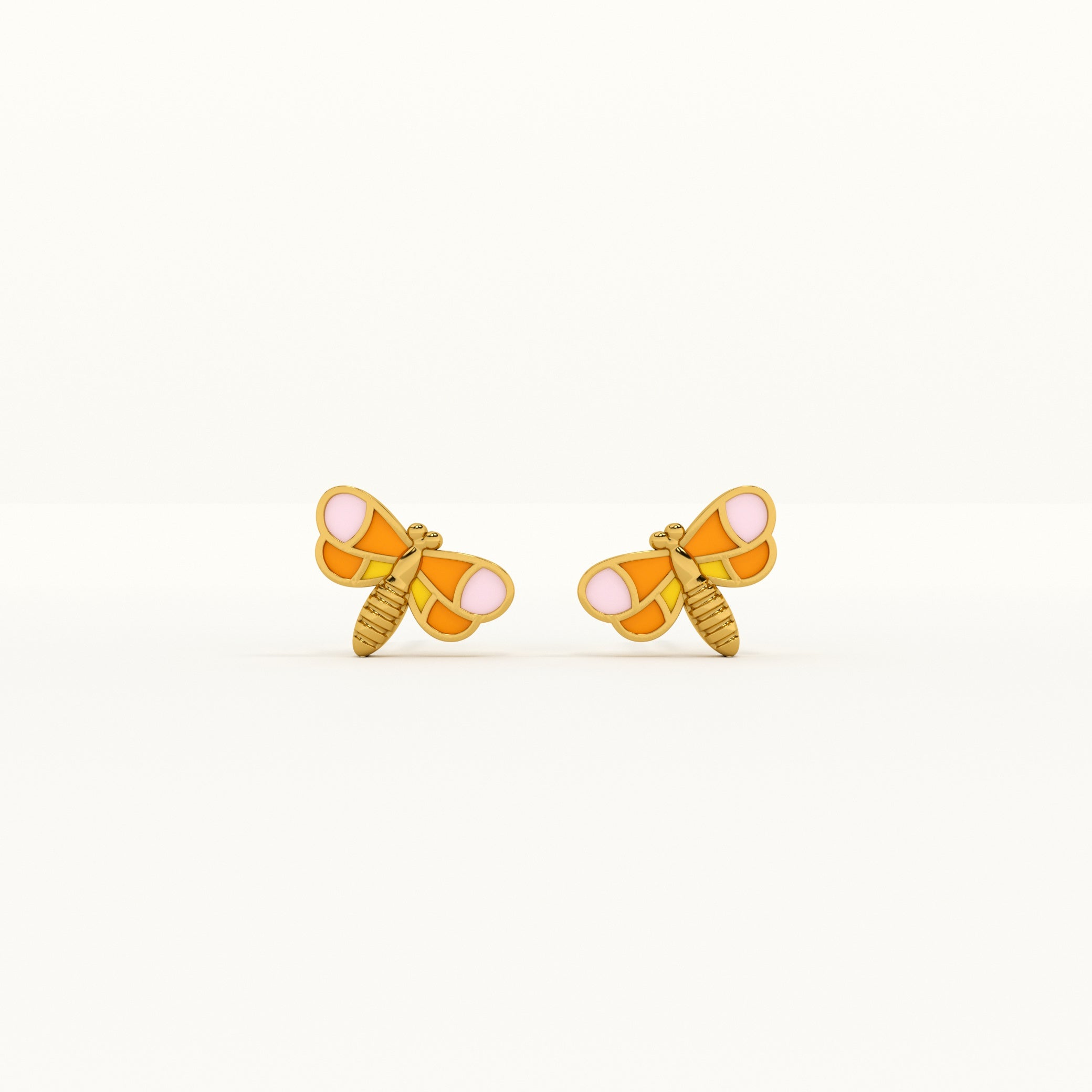 Cute Dragonfly 925 Silver Studs