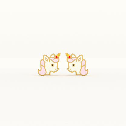 Unicorn Glow 925 Silver Studs