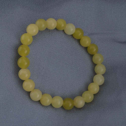Lemon Jade Bead Bracelet