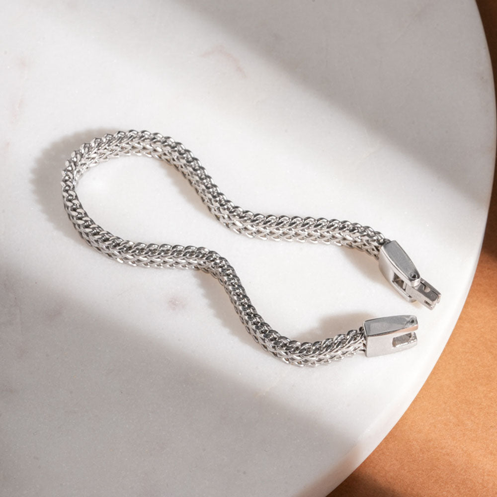 Delicate Silver Chain Bracelet
