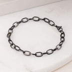 Black Cable Chain Bracelet
