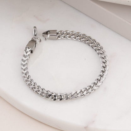 Silver Ball Chain Bracelet