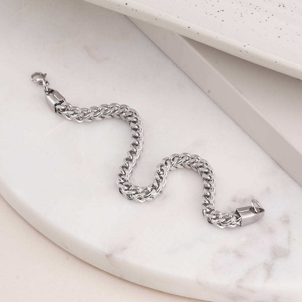 Silver Ball Chain Bracelet