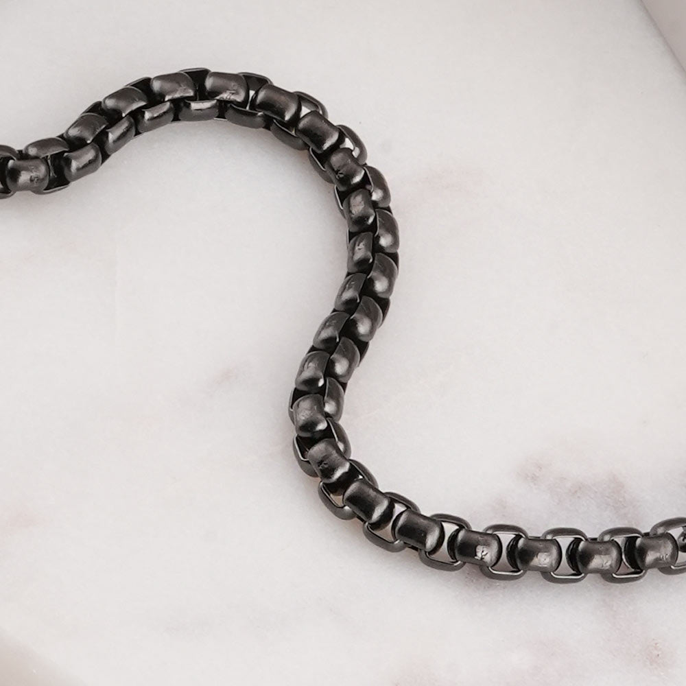 Black Chain Link Bracelet