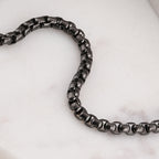 Black Chain Link Bracelet