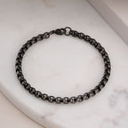 Black Chain Link Bracelet