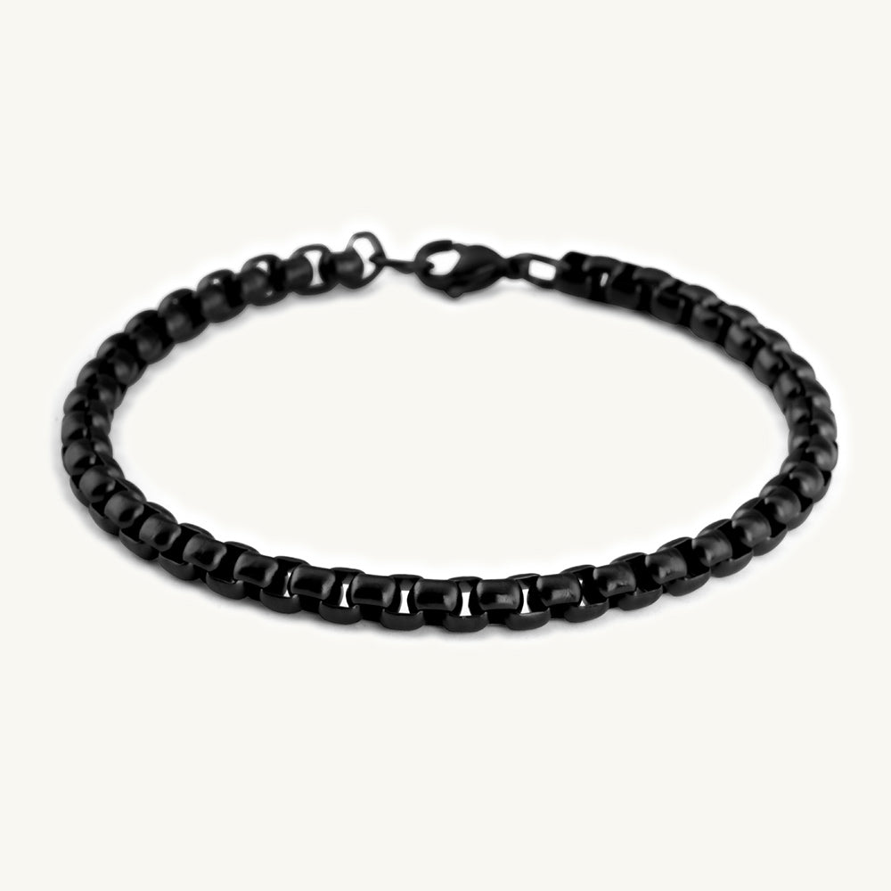 Black Chain Link Bracelet