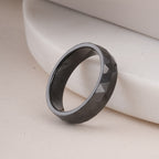 Classy Triangular Black Ring