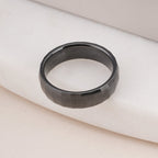 Black Check Box Ring