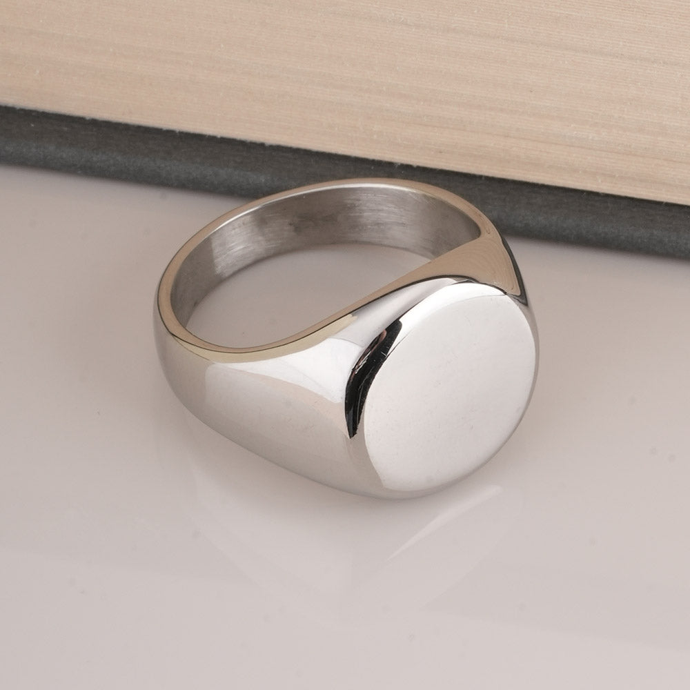 Classic Silver Circle Ring