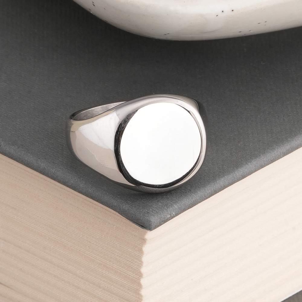 Classic Silver Circle Ring