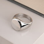 Classic Silver Circle Ring