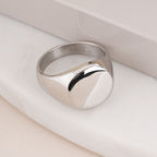 Classic Silver Circle Ring