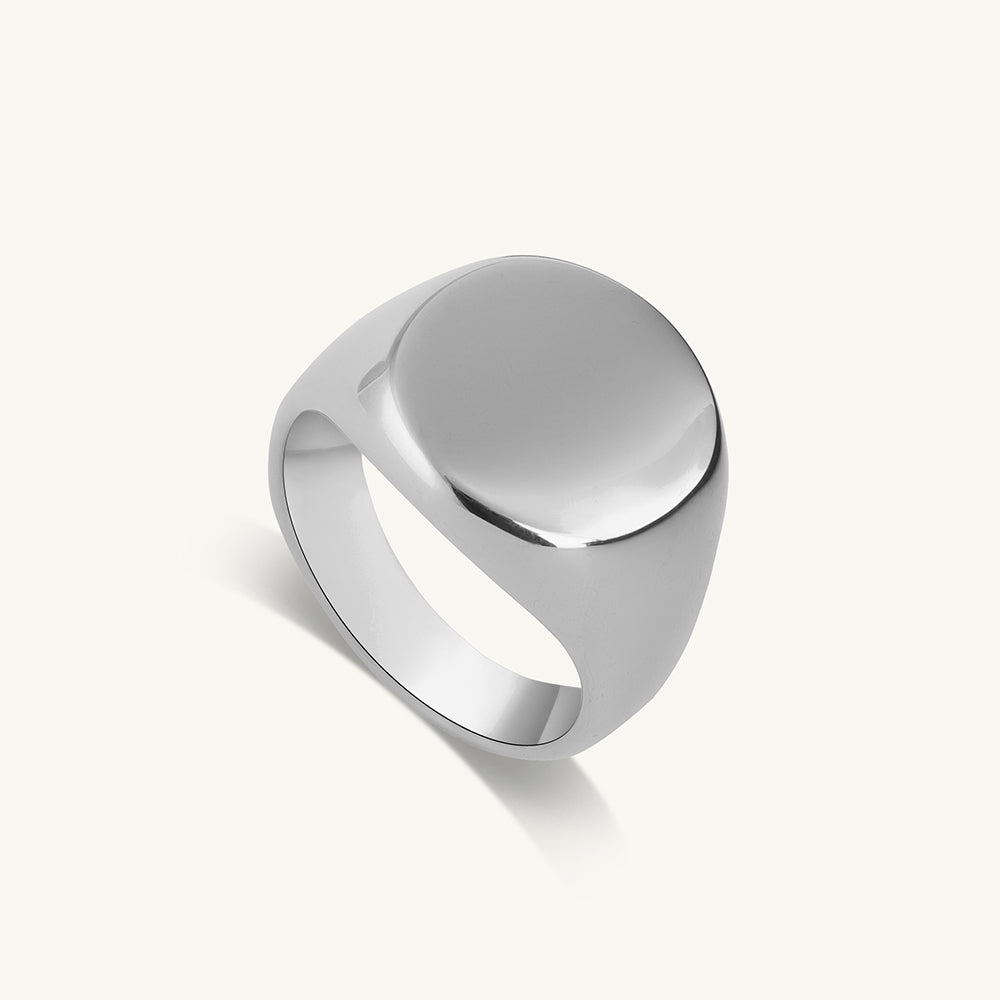 Classic Silver Circle Ring