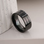 Dazzling Black Stone Ring