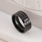 Dazzling Black Stone Ring