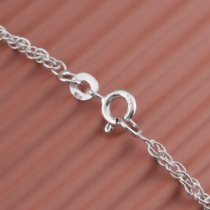 Woven 925 Silver Chain
