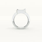 Dual Stone Set Stratum 925 Silver Men's Ring