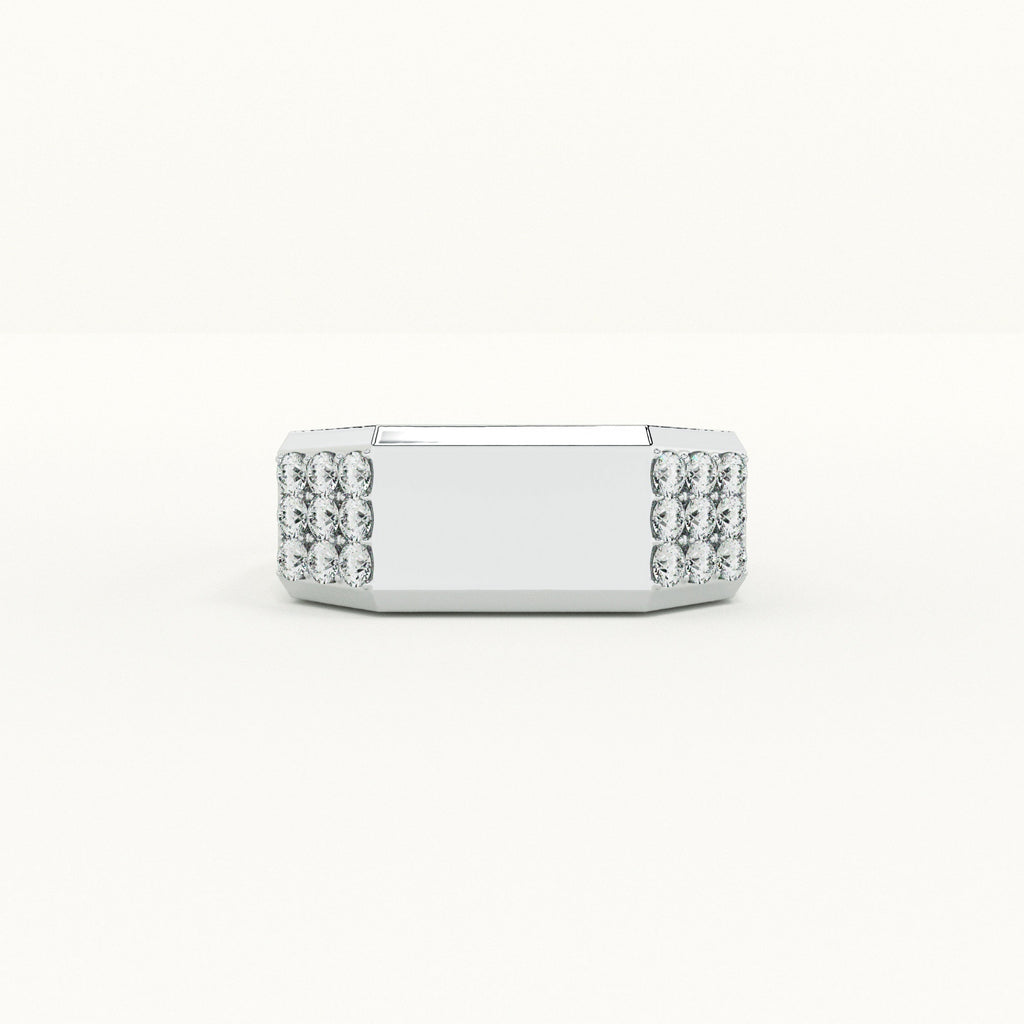 Edge of Eternity Men's Ring - 925 Silver