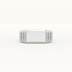 Edge of Eternity Men's Ring - 925 Silver