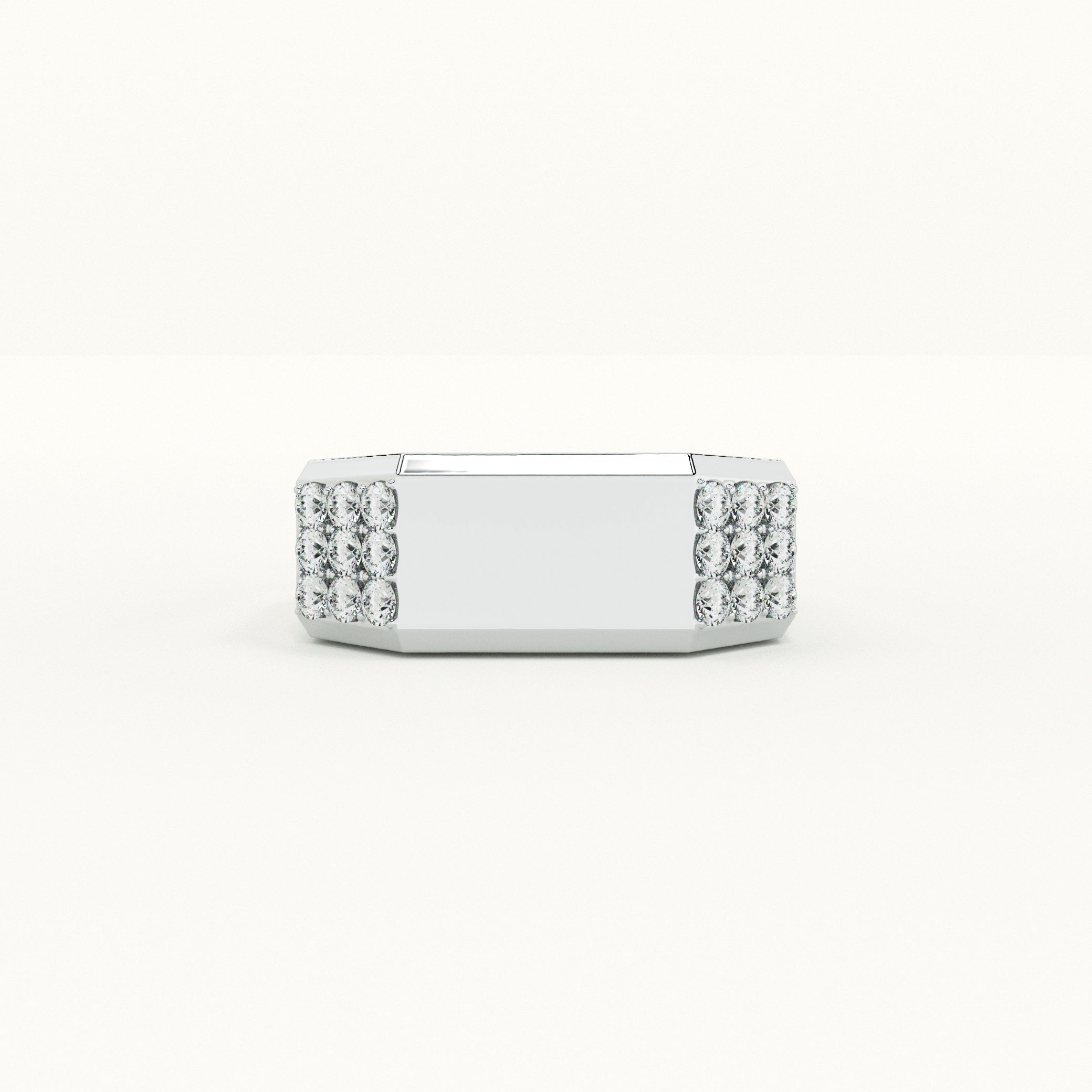 Edge of Eternity Men's Ring - 925 Silver