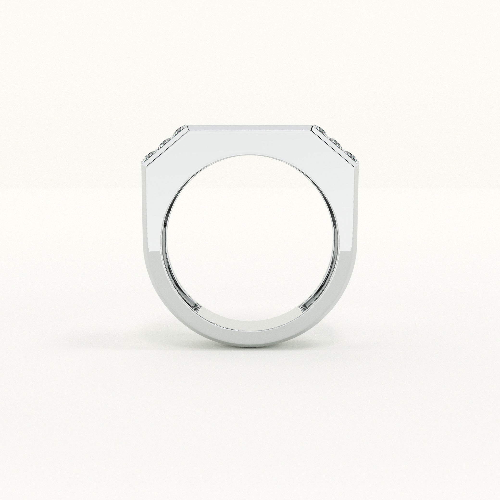 Edge of Eternity Men's Ring - 925 Silver