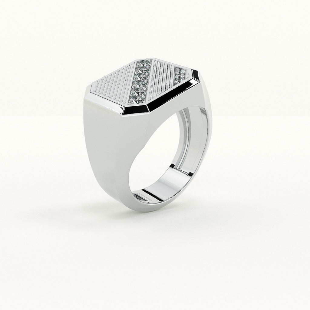 Bold Men's 925 Silver Ring