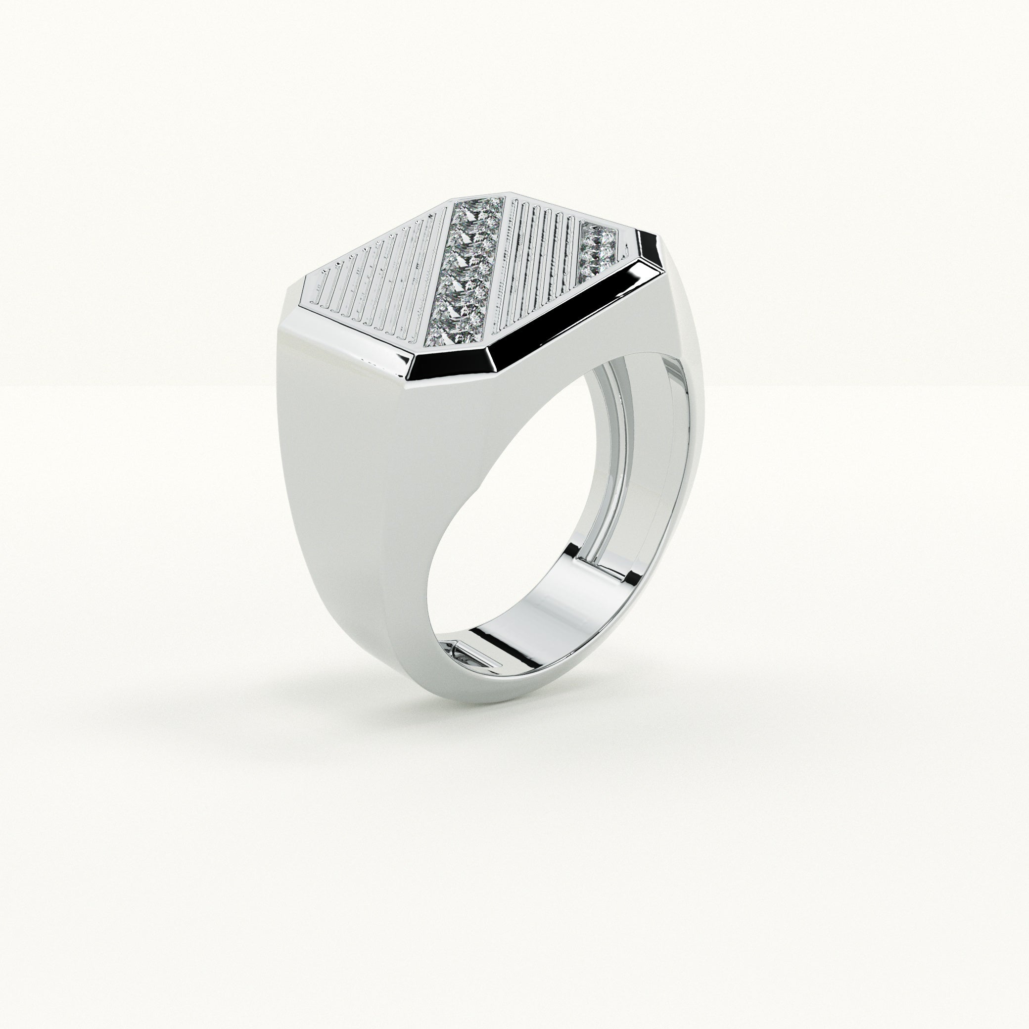 Bold Men's 925 Silver Ring