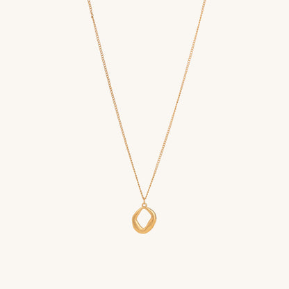 Wobbly Square Necklace