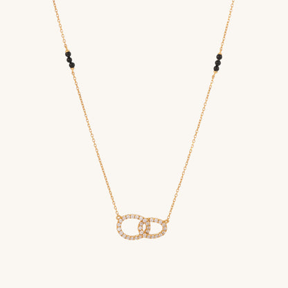 Girisha Diamond Mangalsutra | BIS Hallmarked | 18k Gold Vermeil