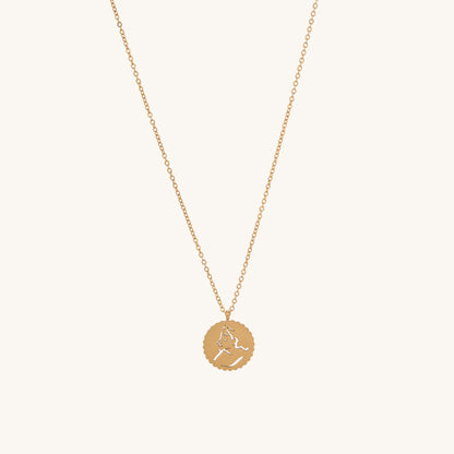 Engraved Woman Necklace