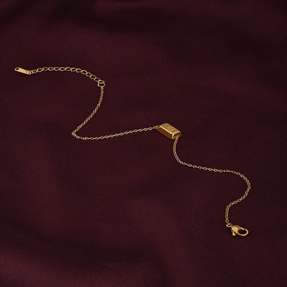 Gold Bar Anklet