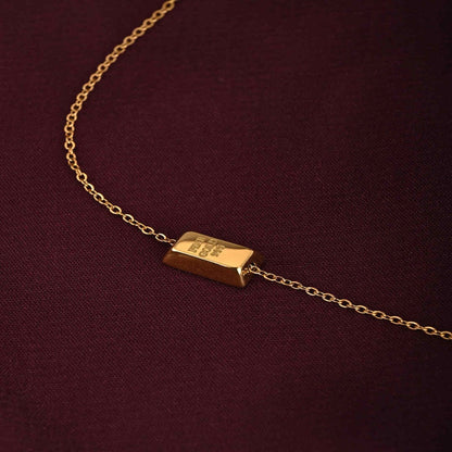 Gold Bar Anklet