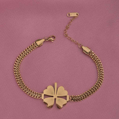 Gold Clover Bracelet
