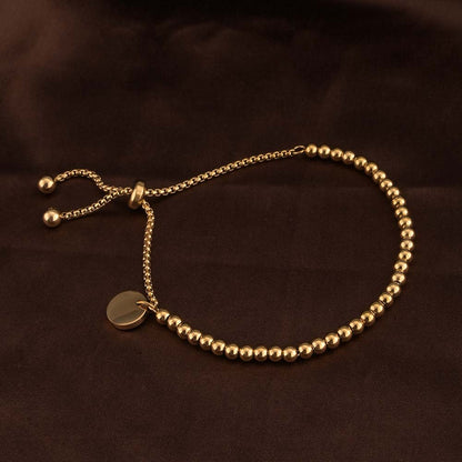 Minimalist Gold Charm Bracelet