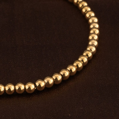 Minimalist Gold Charm Bracelet