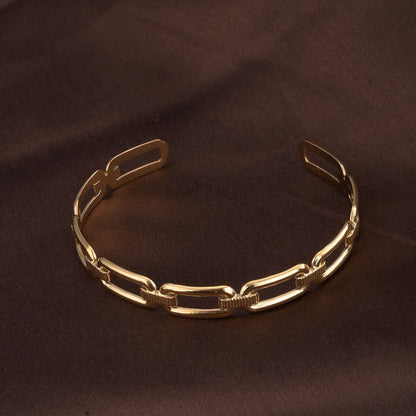 Minimalist Gold Link Bracelet
