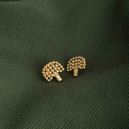 Golden Tree Earrings