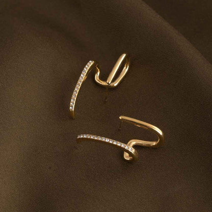 Sparkly Curled Earrings