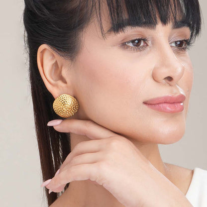 Gilded Whirl Earrings