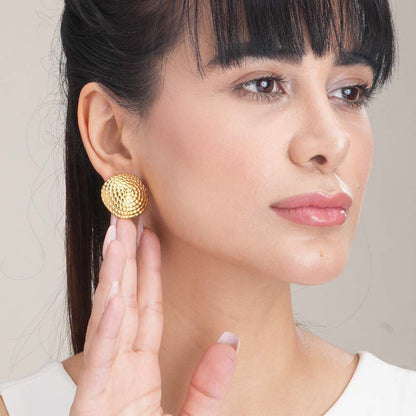 Gilded Whirl Earrings