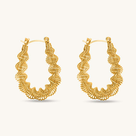 Spiral Horsheshoe Earrings