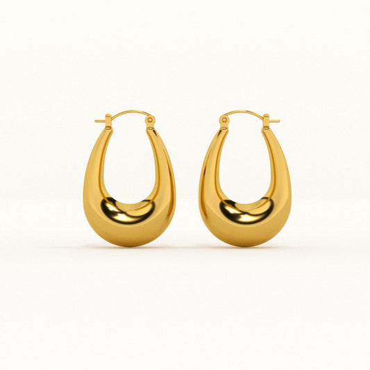 U-shaped Chunky Earrings