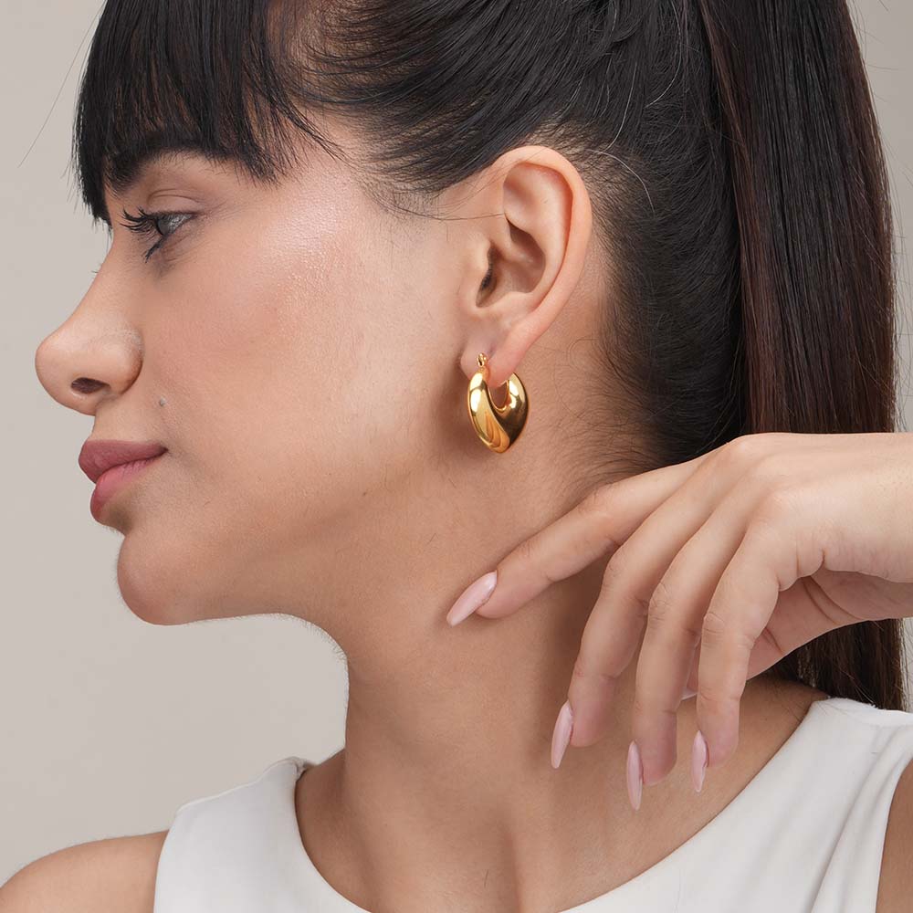 Golden Adore Earrings