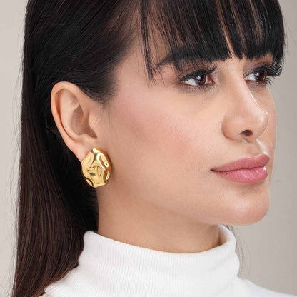 Golden Rock Earrings