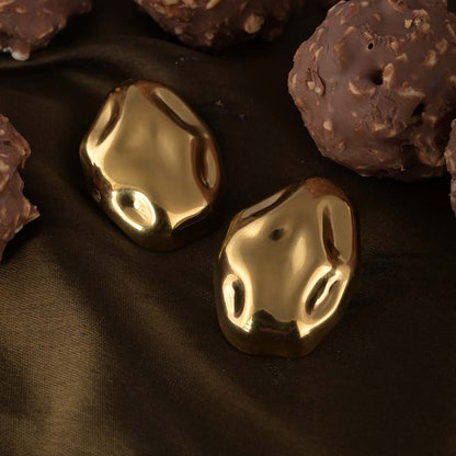 Golden Rock Earrings